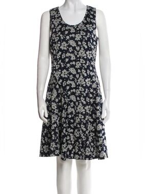 Derek Lam floral print  knee length dress size 14